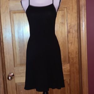 Girls H&M Basic Black Dress 10-12